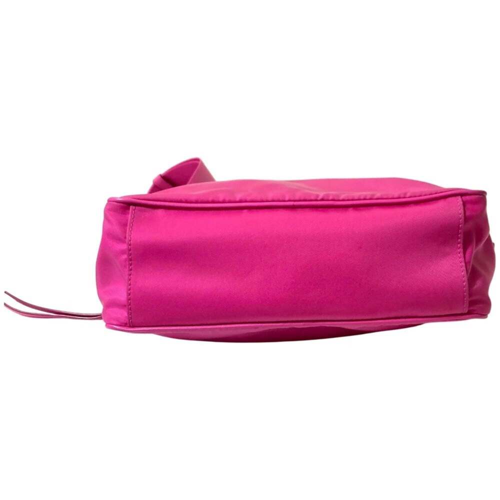 PRADA Pink Canvas Shoulder Bag - Picture 4 of 12